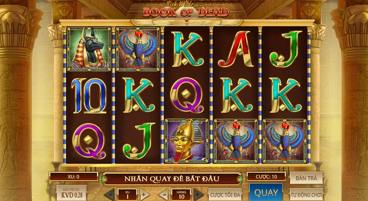 Slot Game Book Of Dead Tại BomWin Sân Chơi Đẳng Cấp Cho Giới Trẻ Săn Thưởng