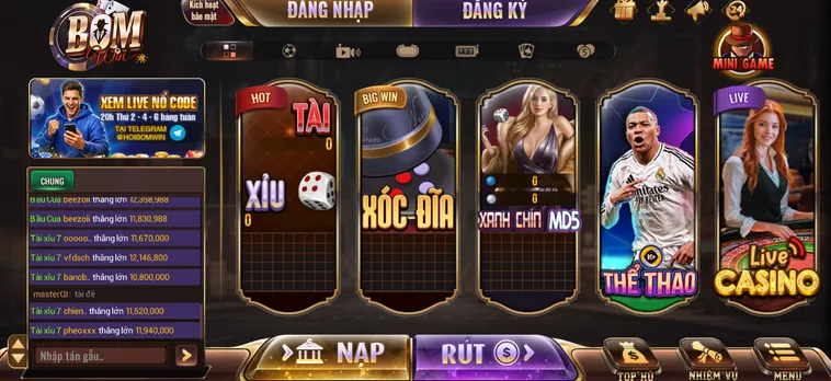 Cổng Game BomWin - Nhà Cái Hàng Đầu Cho Các Tâm Cược Thủ